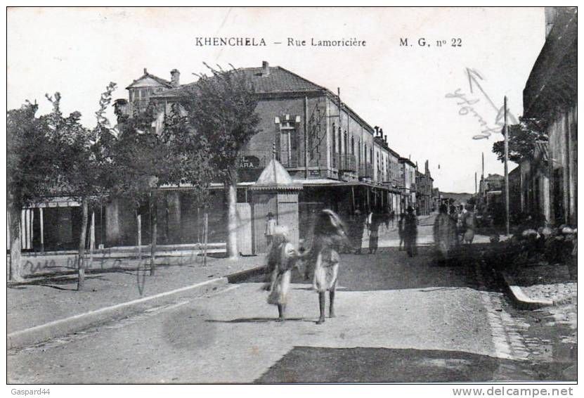 ALGERIE -KHENCHELA / RUE LAMORICIÈRE