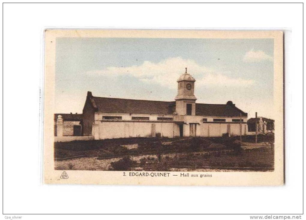 ALGERIE Edgard Quinet (Khenchela) Halles, Hall aux Grains, colorisée, ed EPA 2, 193?