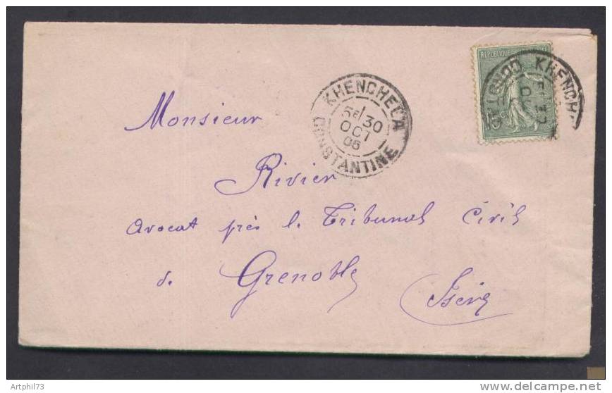 52579 - 130 cad KHENCHELA CONSTANTINE oct 1905 TB
