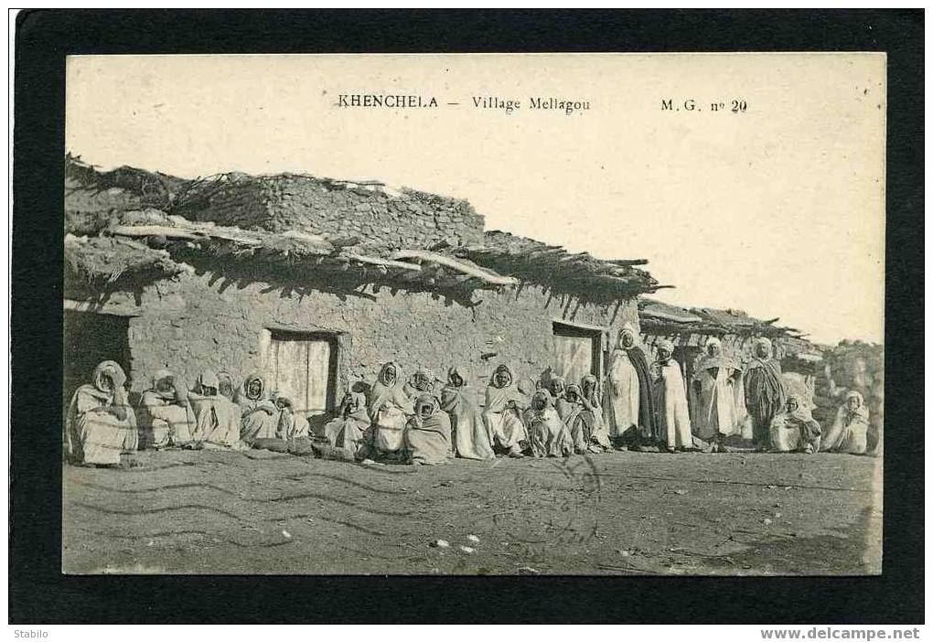 ALGERIE - KHENCHELA - VILLAGE MELLAGOU