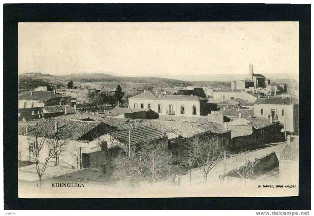 ALGERIE - KHENCHELA - EDITION GEISER N° 1