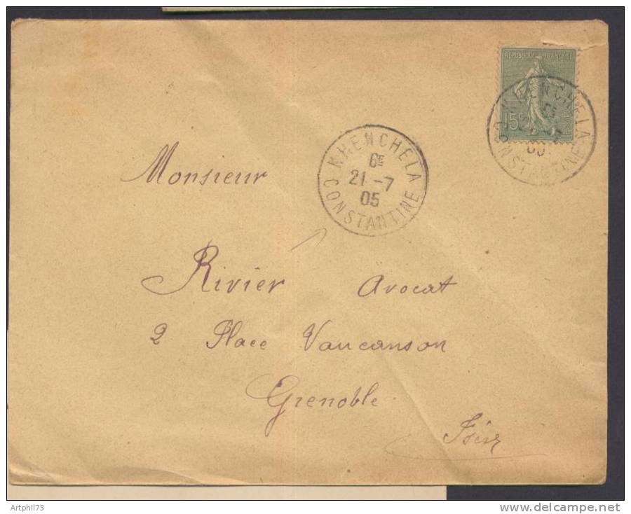 46240 Q - FRANCE 130 cad KHENCHELA 7 1905 TB