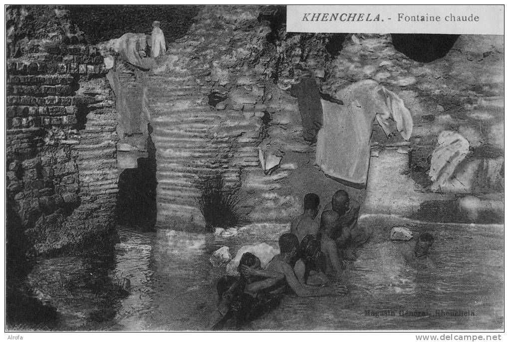 KHENCHELA - Fontaine chaude - éd. Magasin général Ronchela