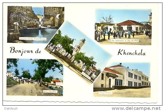 ALGERIE / FL / Souvenir de KHENCHELA, multivues, CPSM 9 x 14 Ed Photos africaines