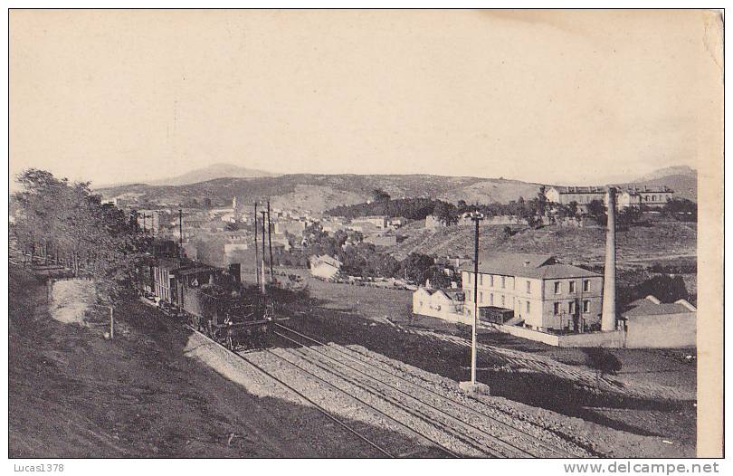 SOUK AHRAS / VUE GENERALE / RARE ET JOLI PLAN DE TRAIN