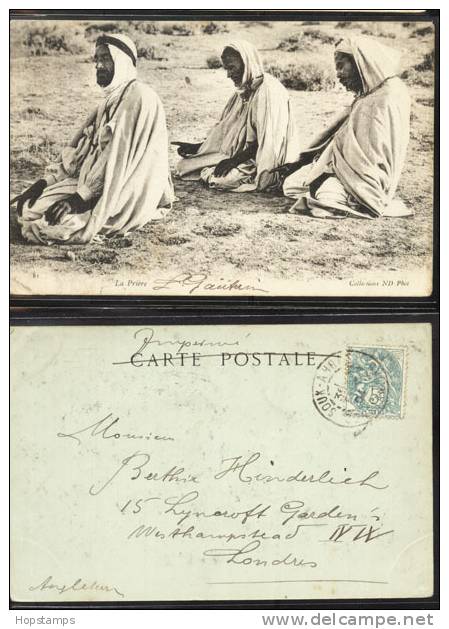 FRENCH ALGERIA-GB 1903 P.CARD SOUK-AHRAS,CONSTANTINE TOWN PMK CD6351