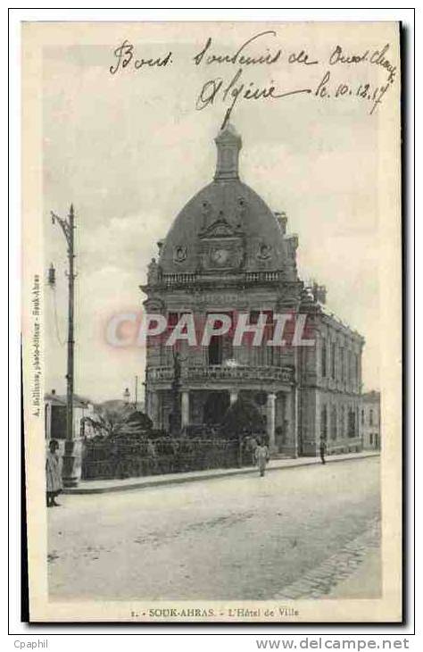 CPA Algerie Souk Ahras L hotel de ville