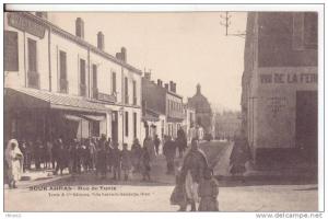 105-Souk Ahras-Algerie-Rue de Tunis-Animé-v.1907