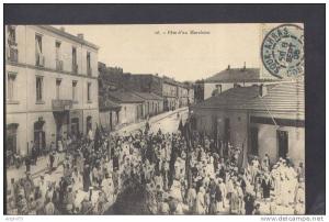 47132 - FRANCE 111 cad type A SOUK AHRAS CONSTANTINE sept 1905 s/CP fête d'un marabout TB