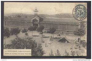 47127 - France  111 cad type  A SOUK AHRAS CONSTANTINE sept 1905 s/CP en rapport TTB