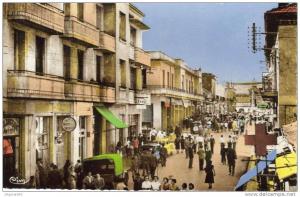 CPSM SOUK-AHRAS (Algérie) - Rue Victor Hugo