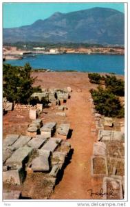 TIPAZA  Ruines Romaines carte  en très bon état