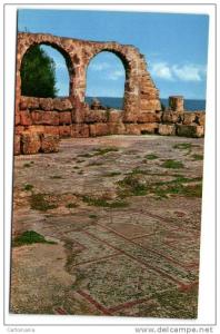 Tipaza - Masaïques dans les Ruines de la Basilique Chrétienne