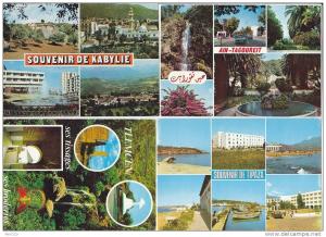 Lot de 4 CPM d'ALGERIE, Multivues Aïn-Tagoureit, Kabylie Tipaza, Tlemcen.