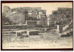 Cpa  Algérie Tipaza  Basilique de Ste  Salsa       EUG20