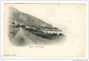 CPA Algérie  Tipaza Chenoua Plage avant 1904