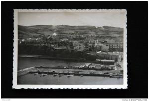 Cherchell  commune de la wilaya de Tipaza en Algérie 1950 - Le Port vu du phare - photo ancienne
