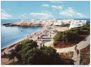 Algerie, Tipaza, Station Balnesire, plage, circulé si 1973