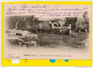 TIPAZA-facade ouest de la basilique de St-Salsa