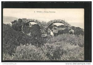 CPA Tipaza, Ruines Romaines