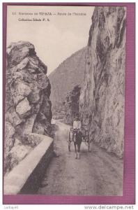 1 cpa ALGERIE.ENVIRONS DE TIPAZA .ROUTE DE CHENOUA....