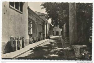 ALGERIE,AFRIQUE DU NORD,époque coloniale Française,wilaya TIPAZA,CHERCHELL,le musée en 1957,antiquité,rare