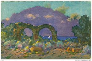 14 - Eug. DESHAYES - Arcades de la Basilique d' Alexandre à Tipaza (Alger)