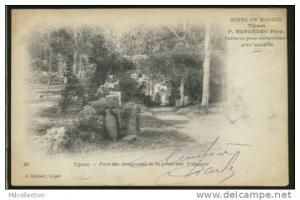 ALGERIE TIPAZA /          Parc des antiquités de la propriété Trémaux        /