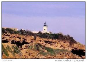 China stamped postcard;Lighthouse,Phare de Tipaza