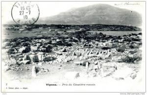 CPA - Tipaza (Algérie) - Pris du Cimetière romain