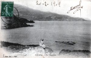 ALGERIE.Tipaza.Le Chenoua.Carte Geiser.