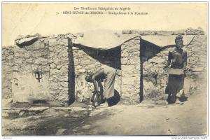Les Tirailleurs sénégalais en Algérie  Béni ounif de Figuig  Sénégalaises à la fontaine