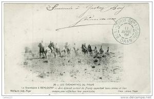 - T7596CPA - ALGERIE - EVENEMENTS DE FIGUIG - La soumission à BENI OUNIF - Les DJEMAA sortent de FIGUIG - Très bon état