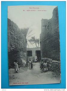 Cpa Sud Oranais -- BENI OUNIF -- Dans le Ksar - ANIMATION