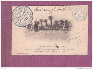 1 cpa  -  les evenements du figuig soumission a beni ounif le general o connor arrive a l entrevue avec les djemaa