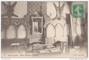 CPA ALGERIE BENI OUNIF Hôtel du Sahara Le Salon 1913