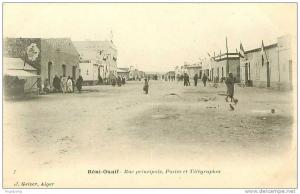 ALGERIE.BENI OUNIF.RUE PRINCIPALE POSTES ET TELEGRAPHES