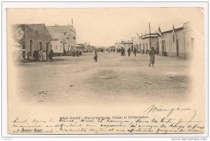 BENI OUNIF RUE PRINCIPALE ET POSTES ET TELEGRAPHES   CP 852