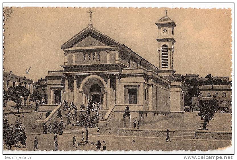 CPA Constantine Souk Ahras La Basilique Saint Augustin St Algérie Afrique