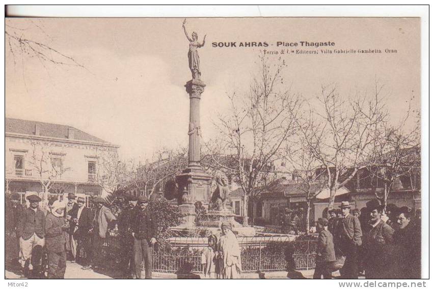 107-Souk Ahras-AlgerieFrance-Place Thagaste-Animé-v.1907