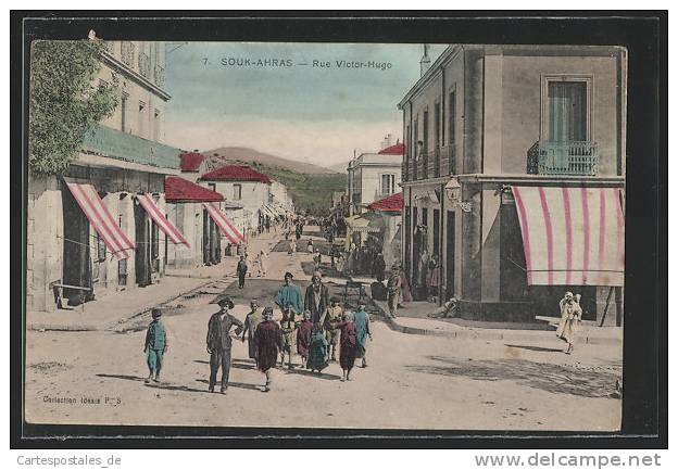 CPA Souk-Ahras, Rue Victor-Hugo