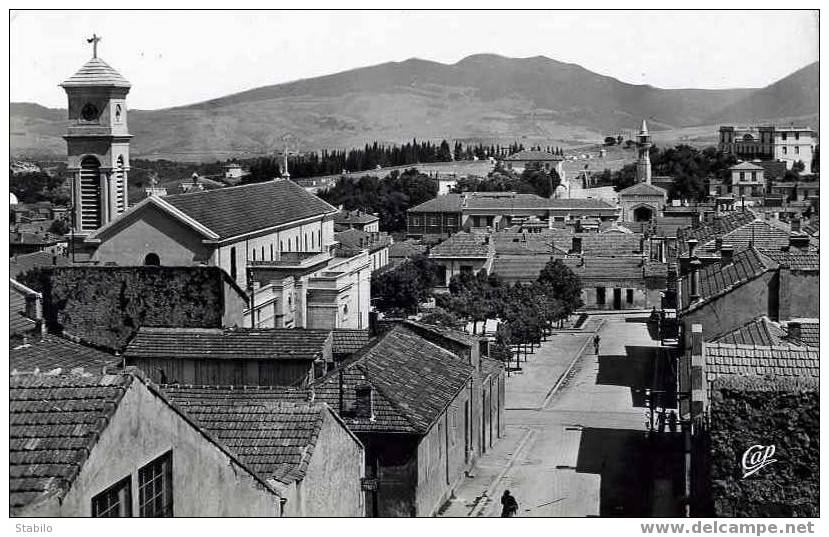 ALGERIE - SOUK-AHRAS - L´EGLISE ET LA MOSQUEE -