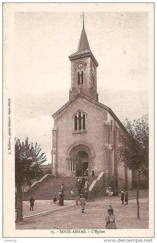 SOUK-AHRAS  L´EGLISE.EN 1920. REF 7425