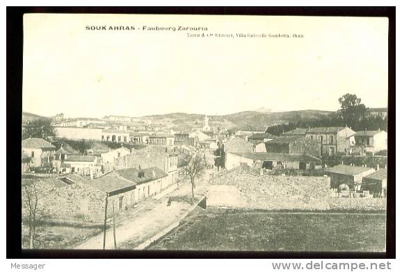 SOUK-AHRAS (Constantine) - Faubourg Zarouria - (Beau plan)