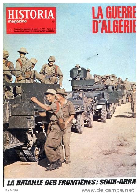 LA GUERRE D´ALGERIE N° 235 TBE Bataille Frontières Souk Ahras , Kabyles dans le FLN , Charchell vendanges souvenirs ,