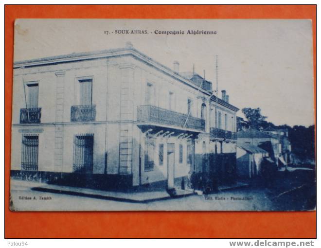 cpa afrique algerie  17 souk-ahras compagnie algerienne
