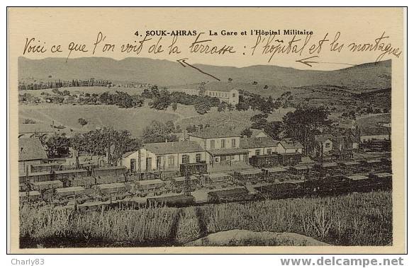 SOUK-AHRAS  -  LA  GARE   N45