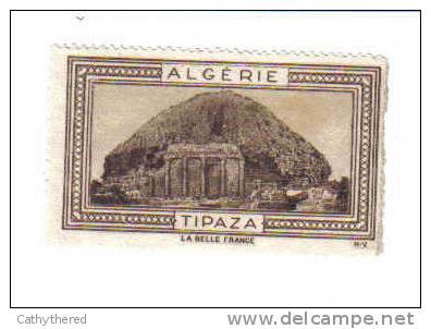A498 - VIGNETTE IMPRIMERIE VAURIGARD - ALGERIE - TIPAZA