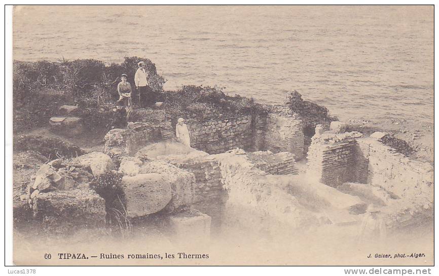 TIPAZA / RUINES ROMAINES / LES THERMES