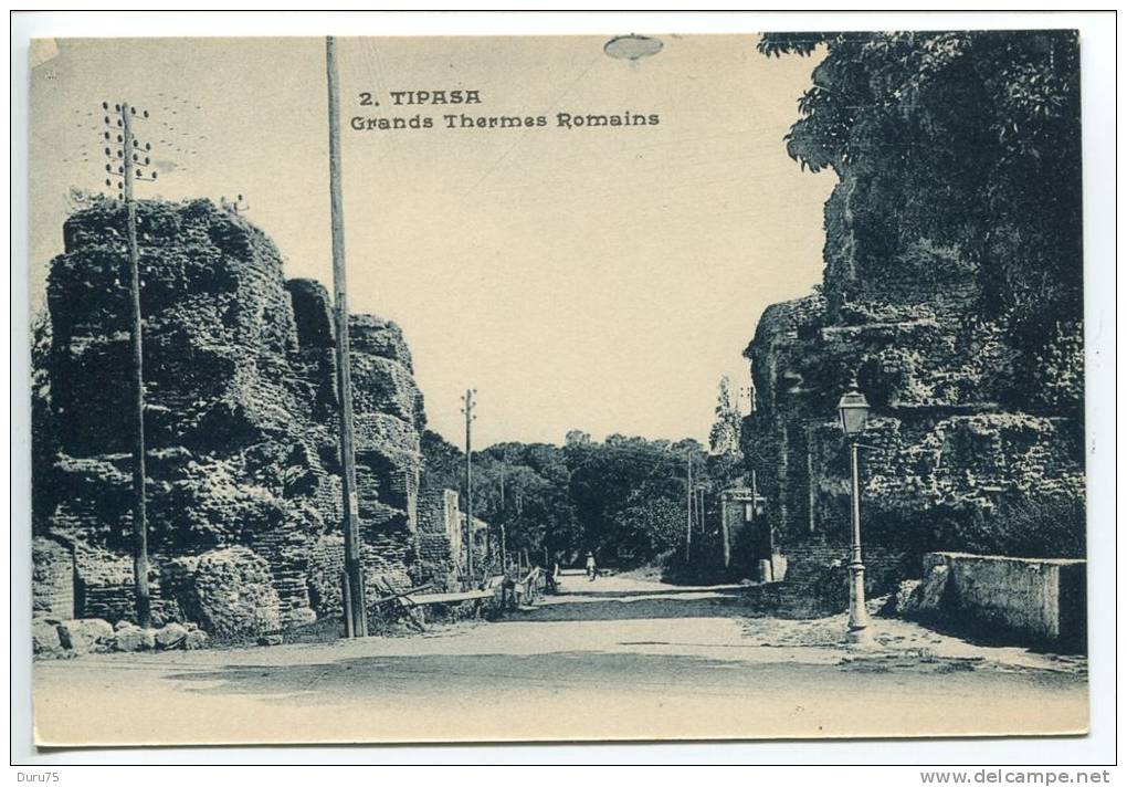 TIPASA ( ou TIPAZA ) - Grands Thermes Romains
